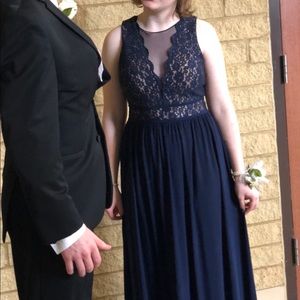 Dark blue Prom dress